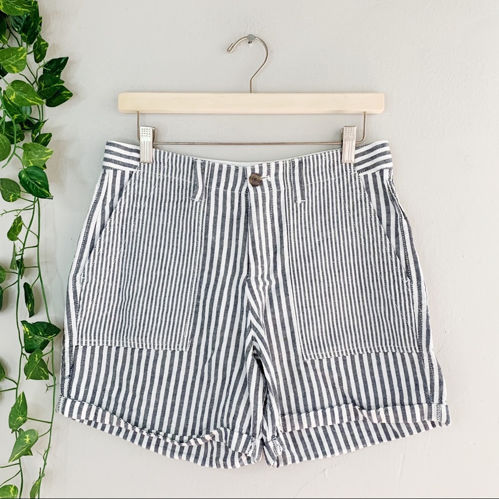 GAP Women’s Linen Blend High Waisted Shorts Sz 4